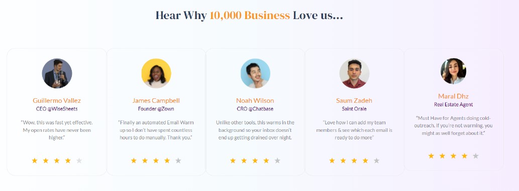 Business Entrepreneurs love Automated Email Warm Up