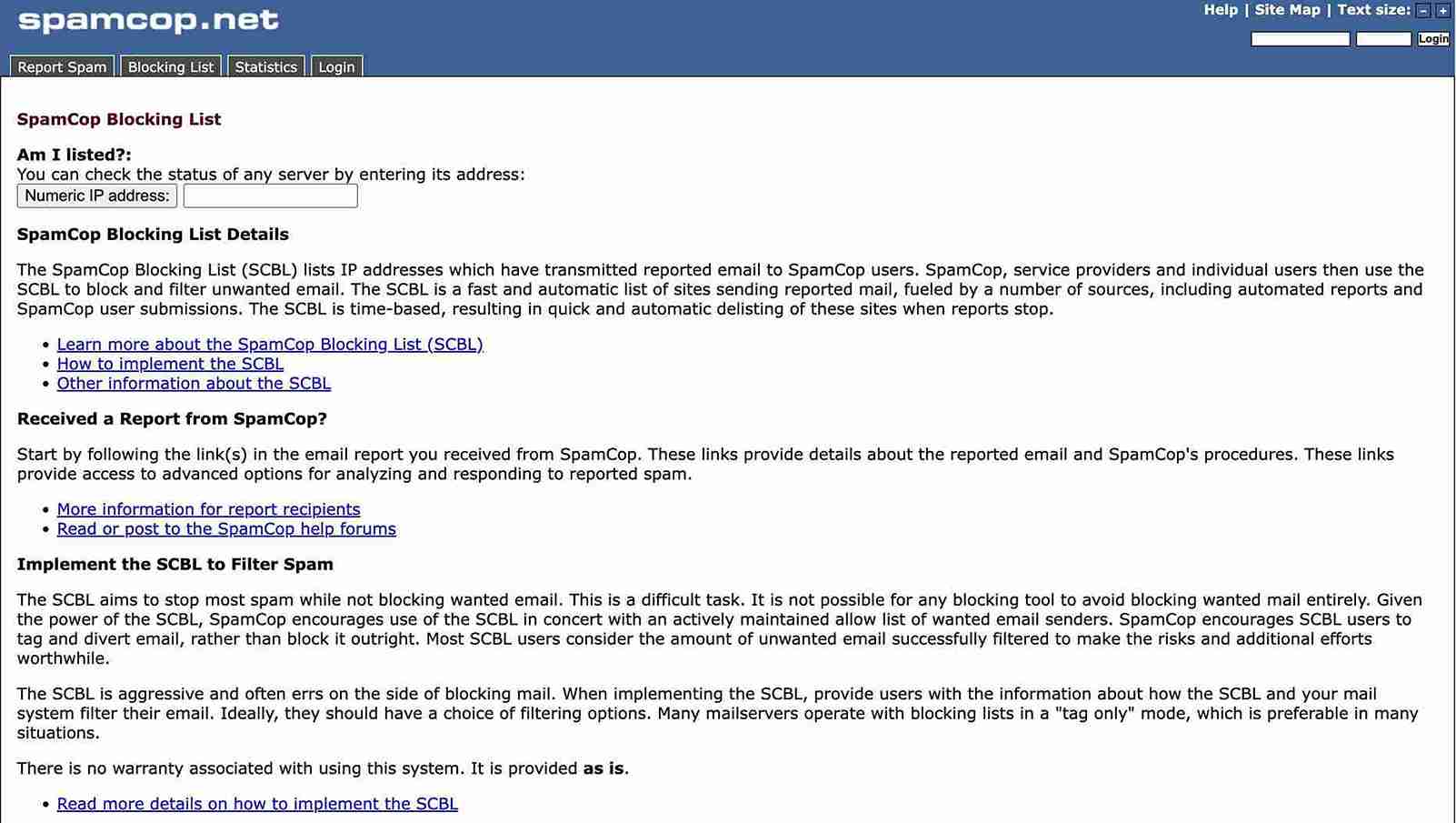 SpamCop