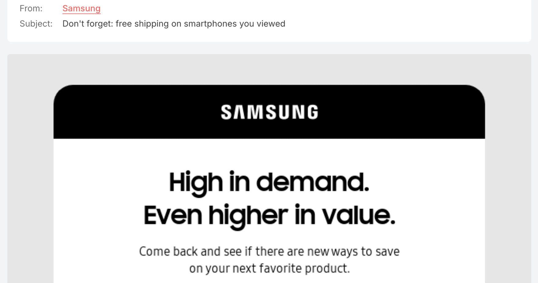 behavior based subject line