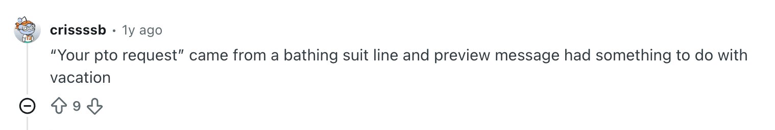 creative example subject line