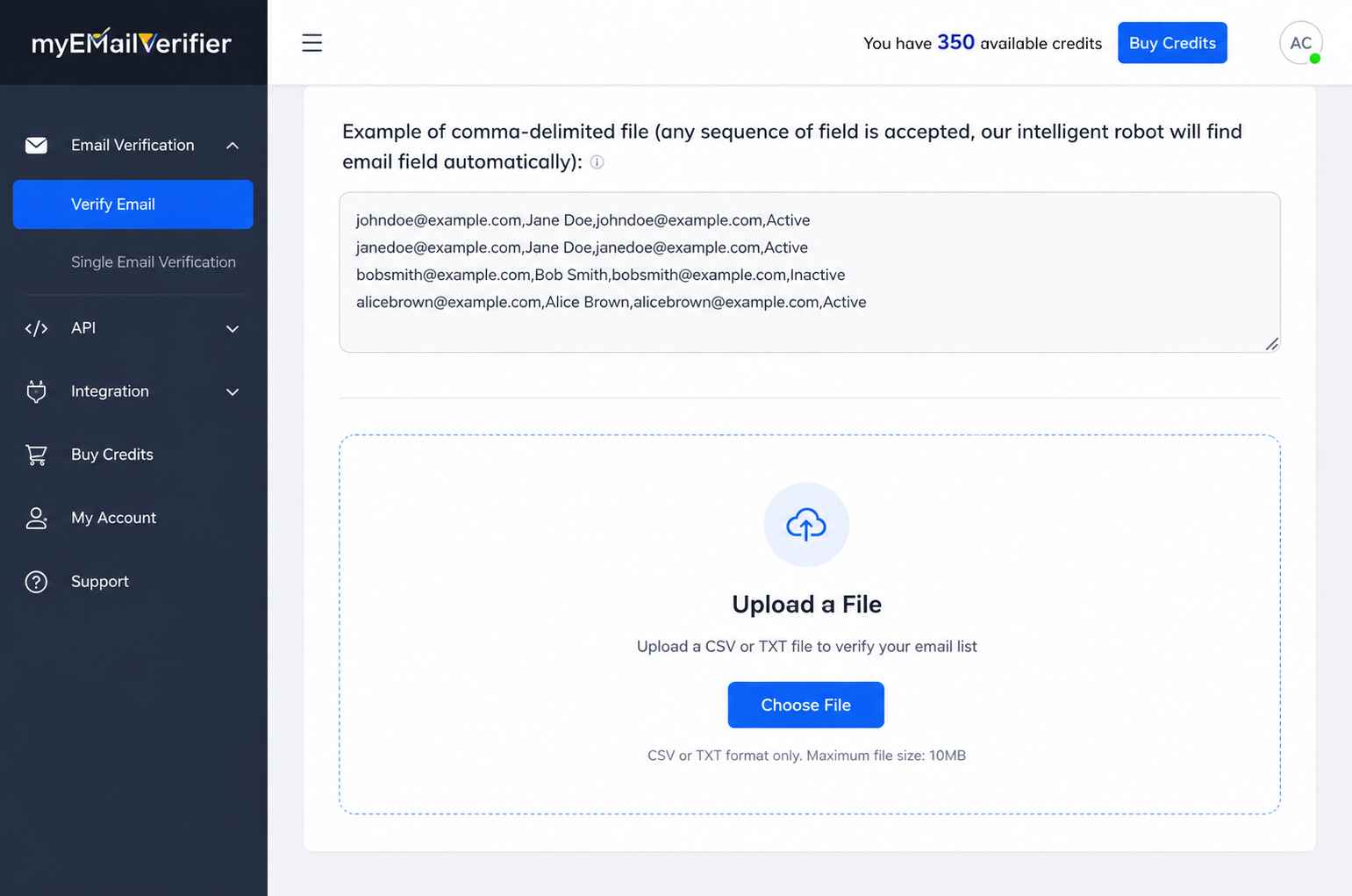 MyEmailVerifier