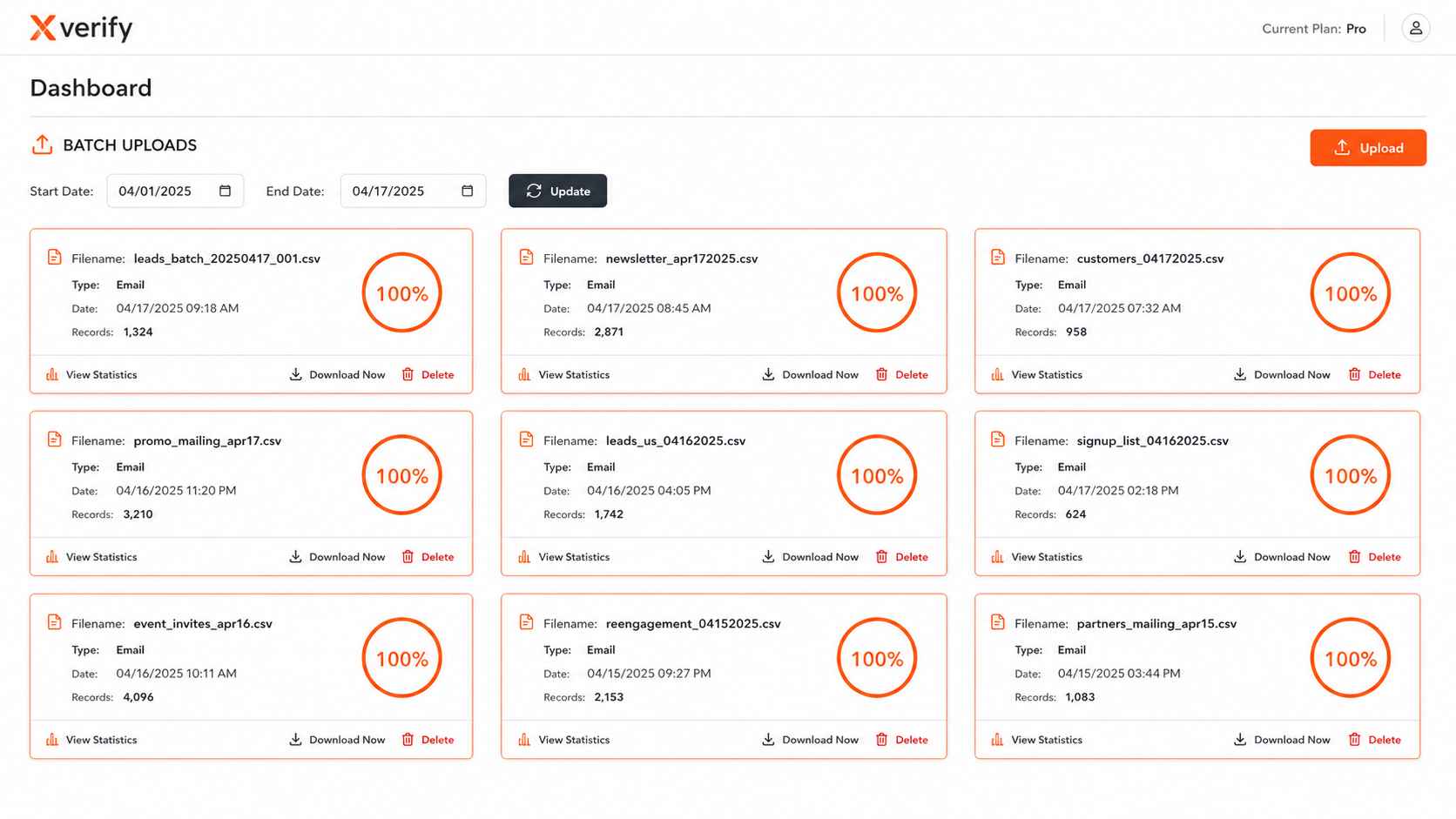 Xverify screenshot